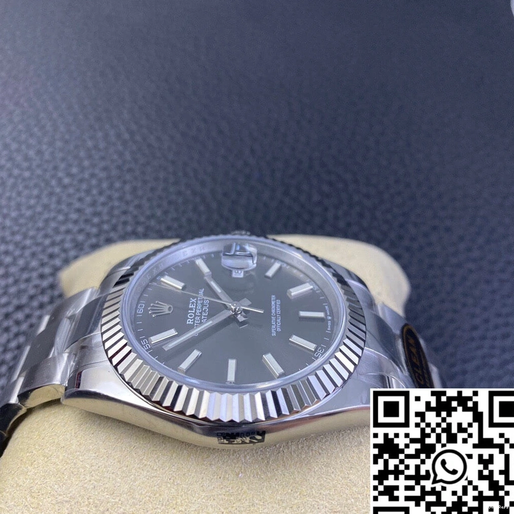 M126334-0013 Grey Dial Factory Rolex Datejust Clean 0812